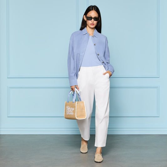 RELAXED FIT SUEDE SHIRT JACKET - US 6675