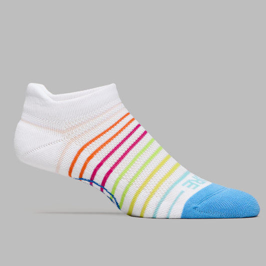 WOMEN'S MULTI STRIPE ANKLE SOCK - US 0917