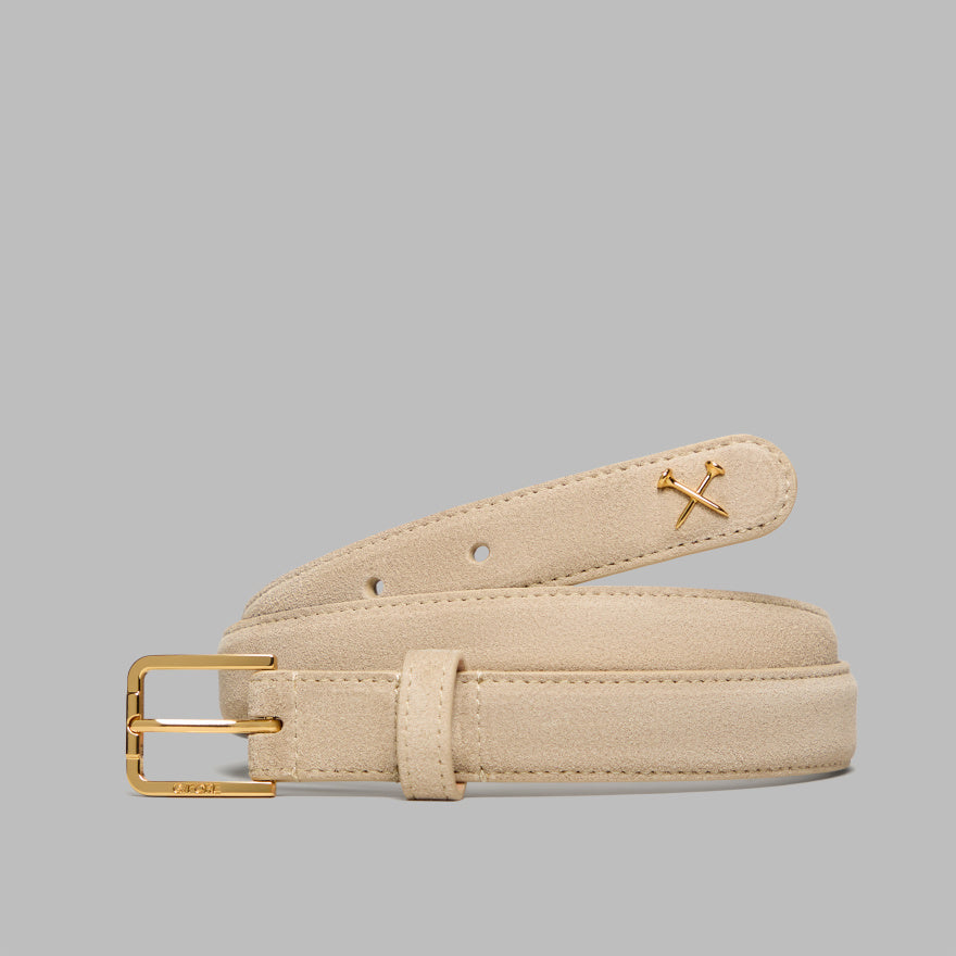 WOMEN'S METAL TEES SUEDE BELT - US 8887