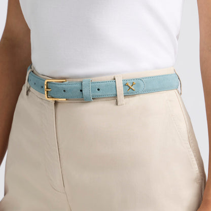 WOMEN'S METAL TEES SUEDE BELT - US 5061
