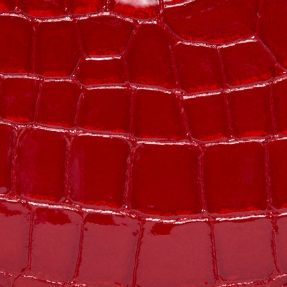 LOVE G CROC-EMBOSSED LEATHER COIN PURSE KEYCHAIN - US 7275