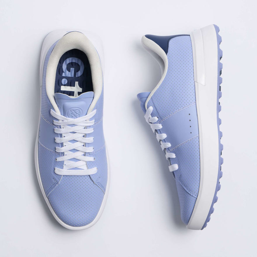 WOMEN'S LTD RELEASE G.112 PERFORATED LEATHER SADDLE STRIPE GOLF SHOE - US 9340