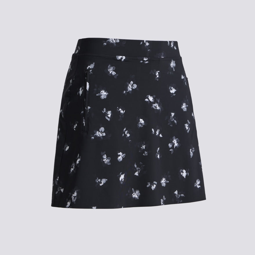 MOODY FLORAL SILKY TECH NYLON SKORT - US 9640