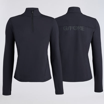 BRUSHED BACK STRETCH 1/4 ZIP PULLOVER - US 2255