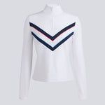 CHEVRON TECH JERSEY 1/4 ZIP PULLOVER - US 0824