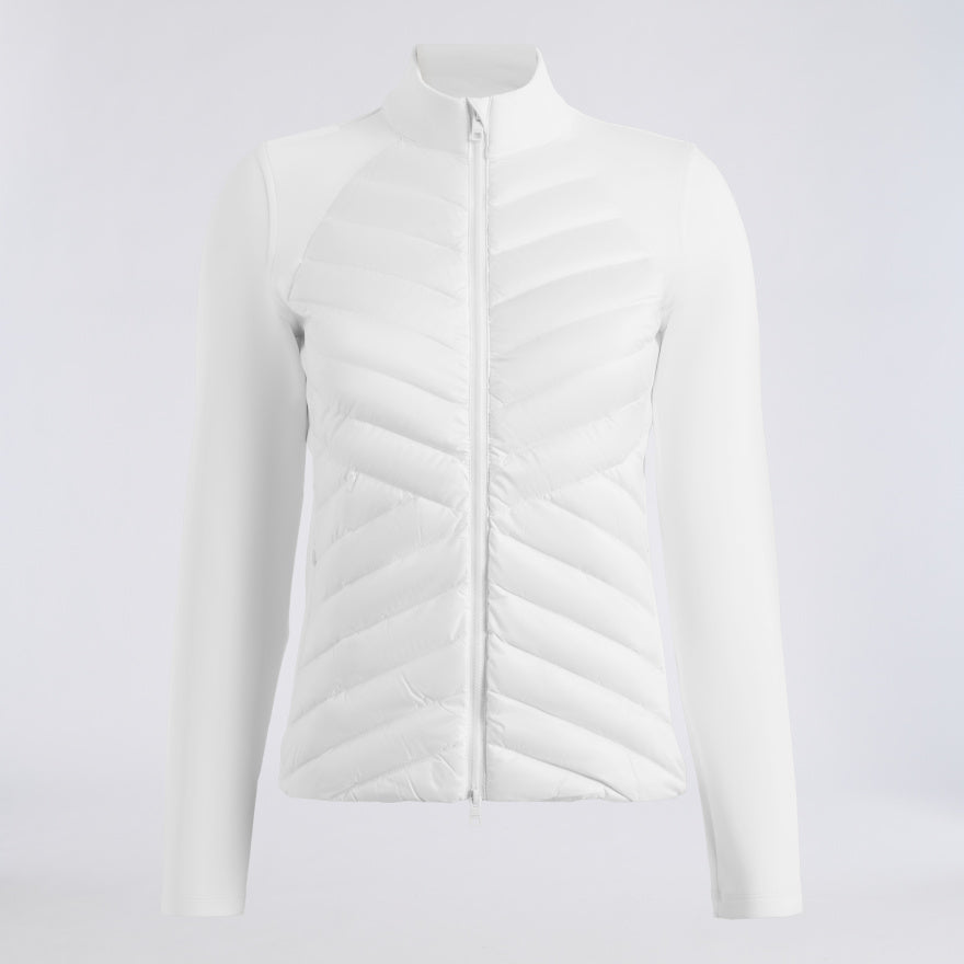 V-DOWN QUILTED HYBRID JACKET - US 4709