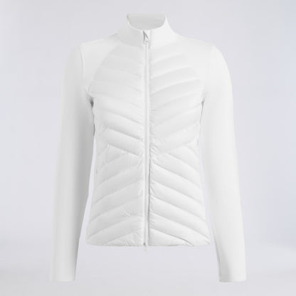V-DOWN QUILTED HYBRID JACKET - US 4709