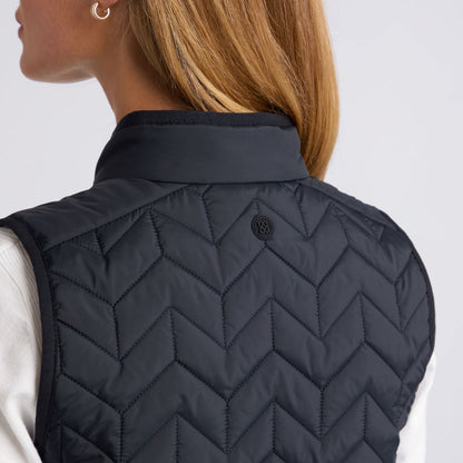 LIGHTWEIGHT CHEVRON QUILTED VEST - US 2273