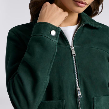 LTD RELEASE THE PERFECT SUEDE ZIP JACKET - US 2613