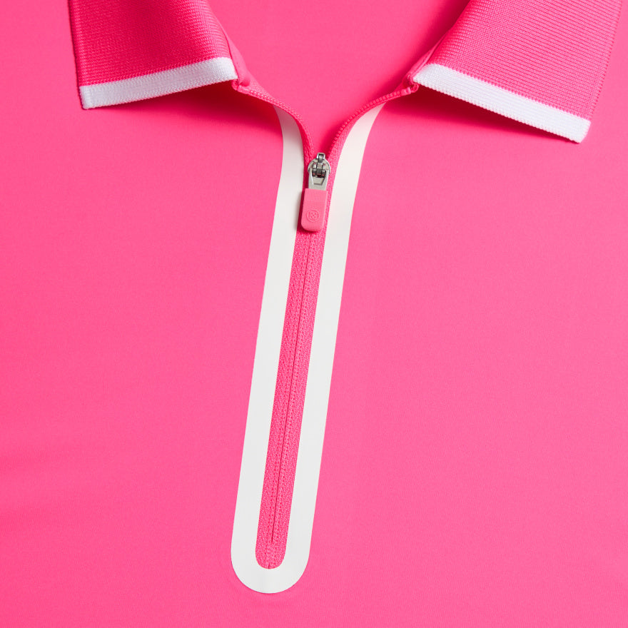 SILKY TECH NYLON LONG SLEEVE ZIP POLO - US 4226