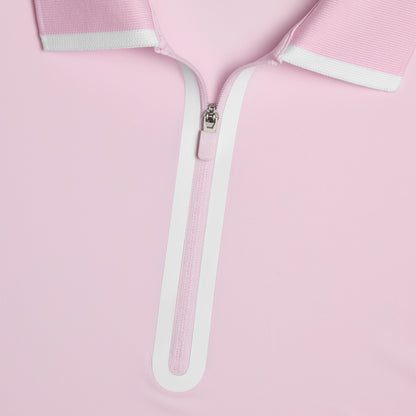 SILKY TECH NYLON LONG SLEEVE ZIP POLO - US 7101