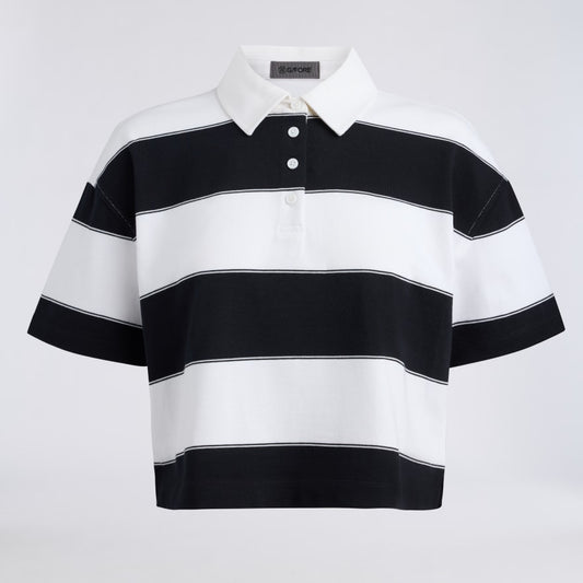 STRIPED IT BOXY RUGBY POLO - US 5622