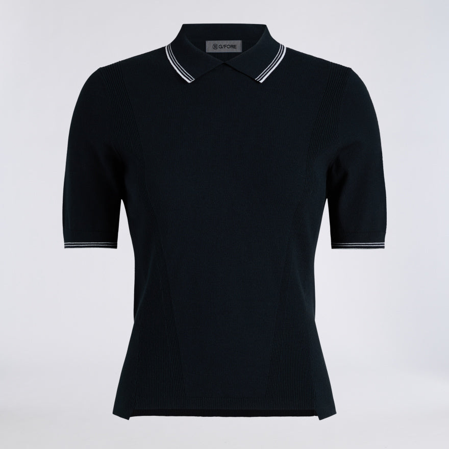 ELEVATED SHORT SLEEVE SWEATER POLO - US 8182