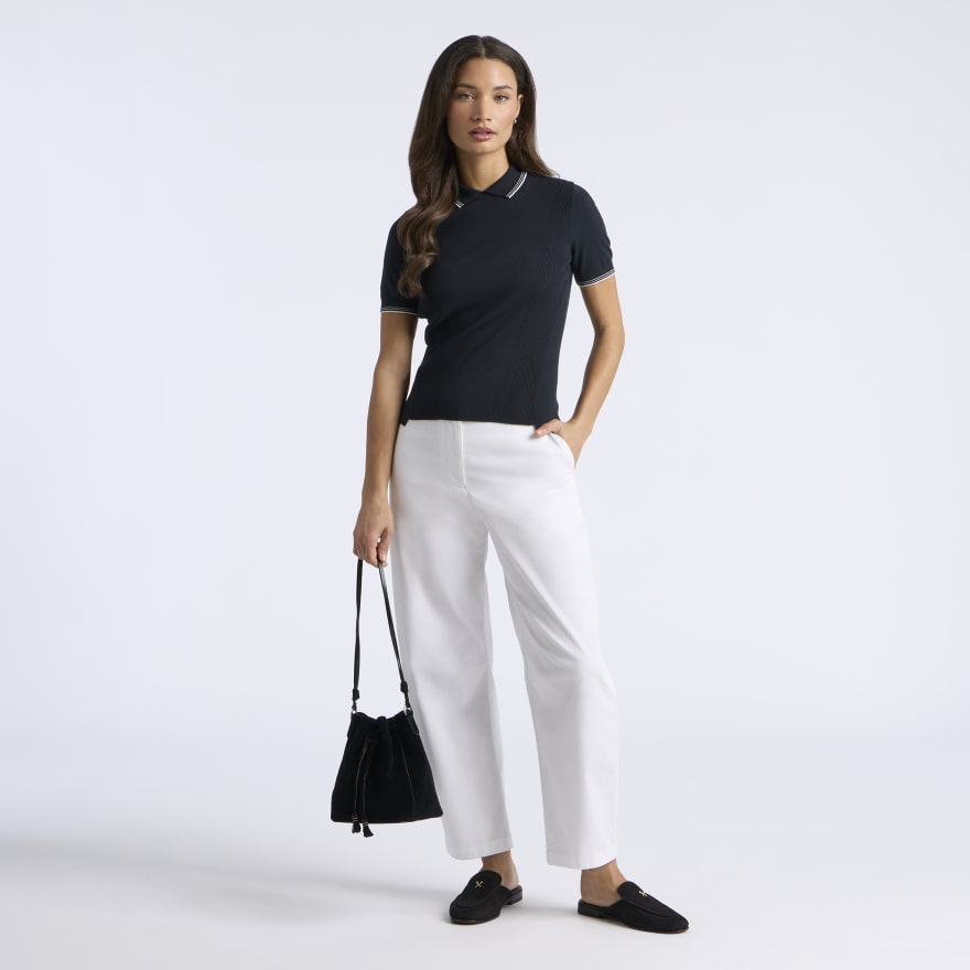 ELEVATED SHORT SLEEVE SWEATER POLO - US 8182