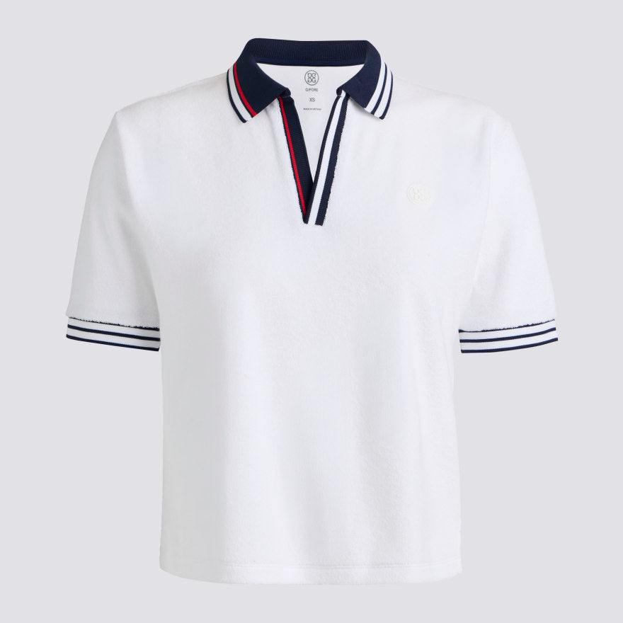 CIRCLE G JOHNNY COLLAR TERRY POLO - US 8812