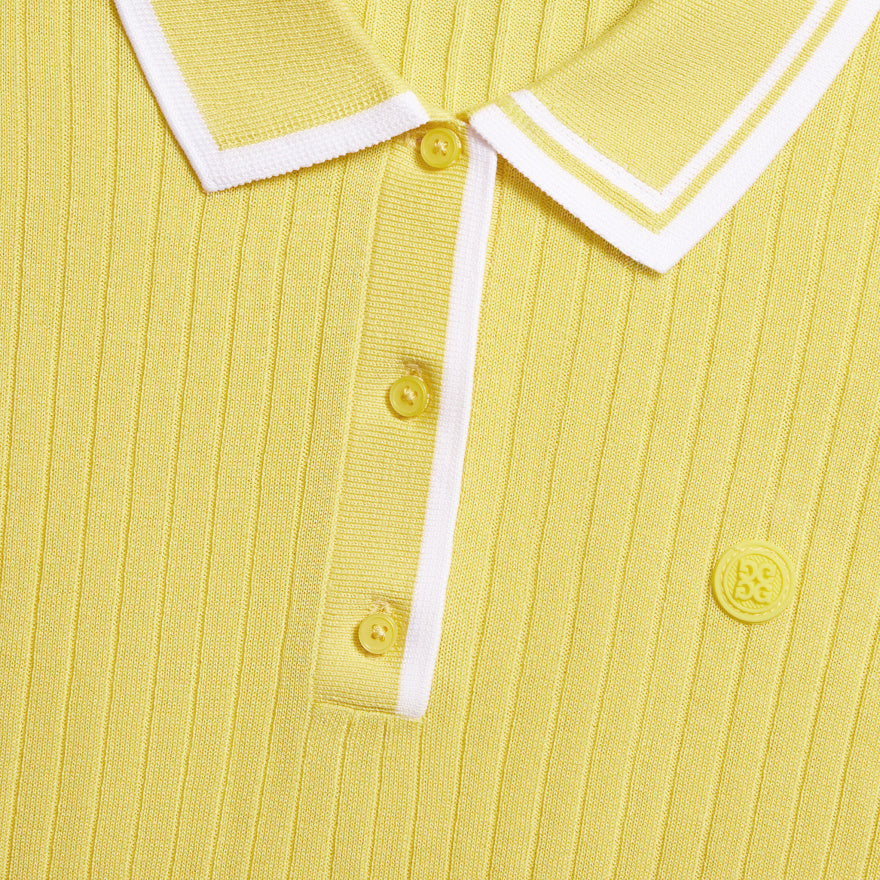 RIBBED KNIT SWEATER POLO - US 8240