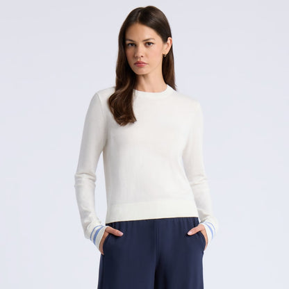 COOLING COTTON CREWNECK SWEATER - US 5232