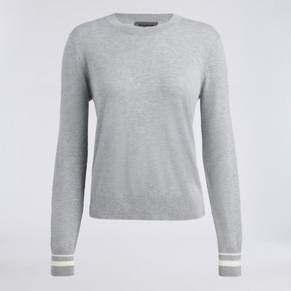COOLING COTTON CREWNECK SWEATER - US 5604
