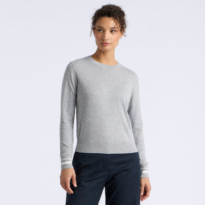 COOLING COTTON CREWNECK SWEATER - US 5604