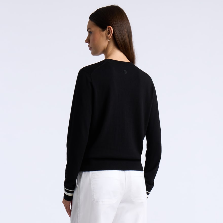COOLING COTTON CREWNECK SWEATER - US 4203