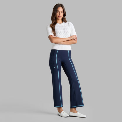 LTD RELEASE VILLA COTTON BLEND CROPPED SHORT SLEEVE SWEATER - US 4209