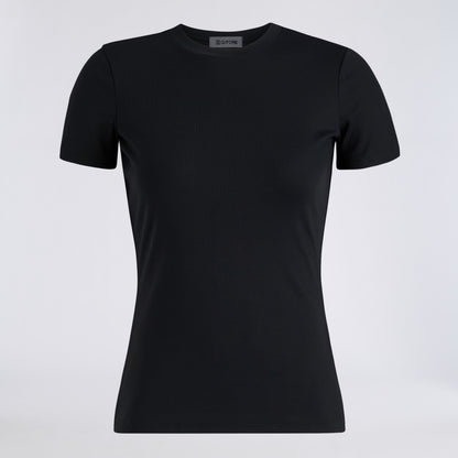 TECH NYLON RIB FITTED TEE - US 2972