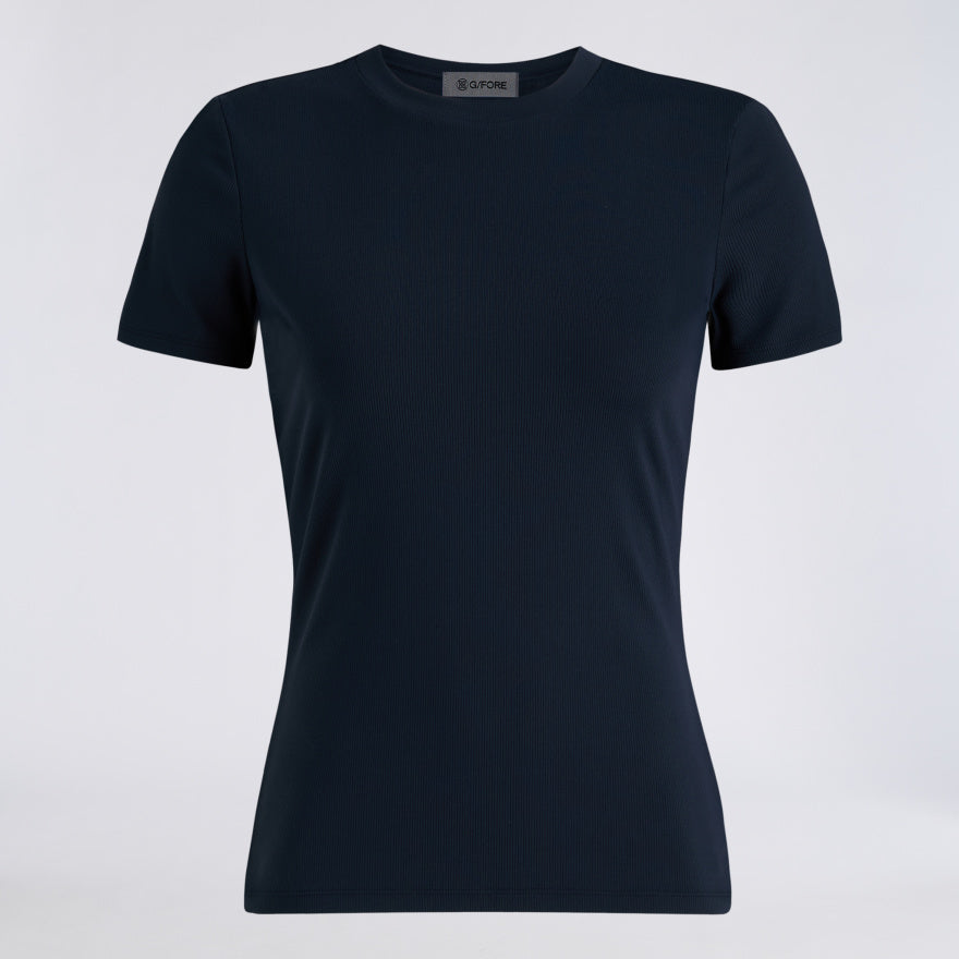 TECH NYLON RIB FITTED TEE - US 3248