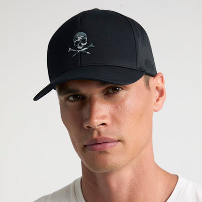 SKULL & TEES PERFORATED DELTA HAT - US 1420