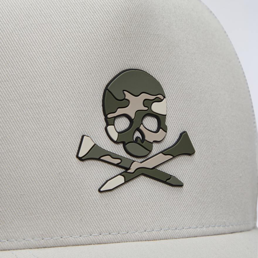 CAMO SKULL & TEES TALL TRUCKER HAT - US 3295