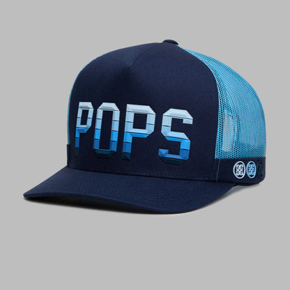 POPS GRADIENT TALL TRUCKER HAT - US 3061
