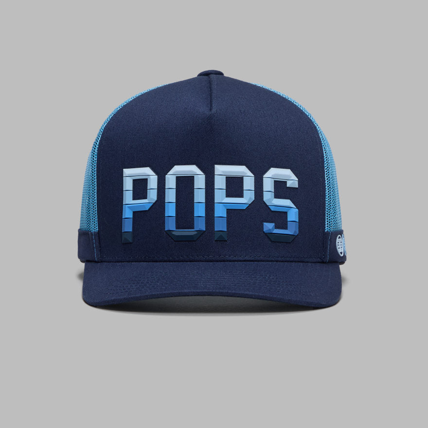 POPS GRADIENT TALL TRUCKER HAT - US 3061