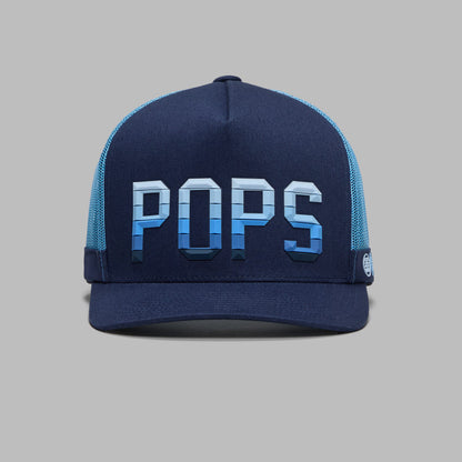POPS GRADIENT TALL TRUCKER HAT - US 3061