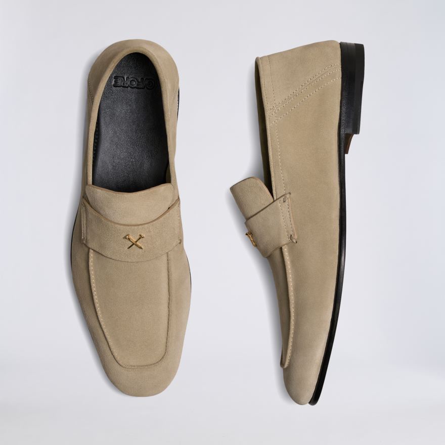 MEN'S METAL TEES SUEDE FLEX LOAFER - US 4018