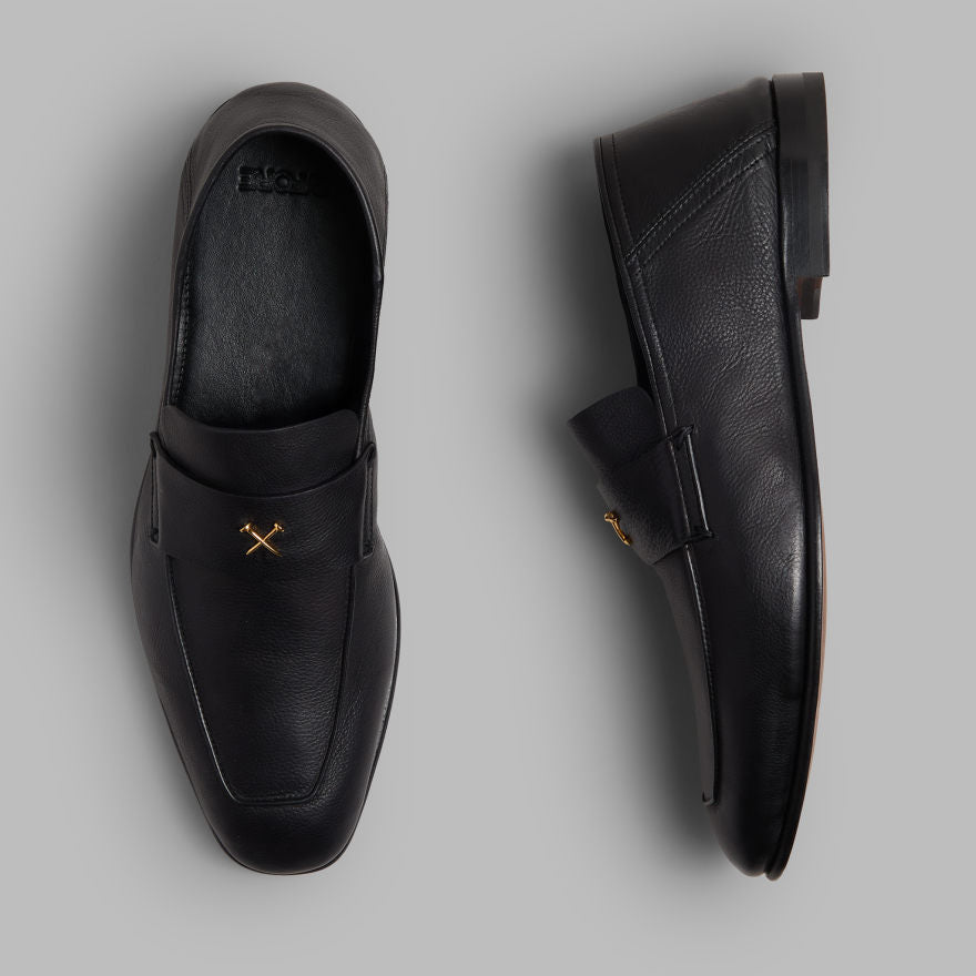 MEN'S METAL TEES LEATHER FLEX LOAFER - US 4843