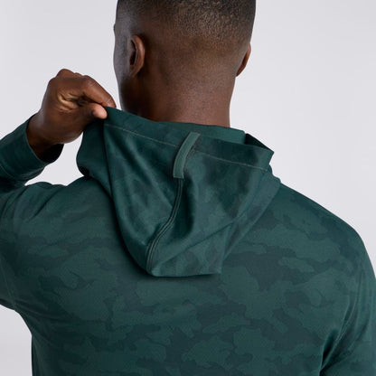 CAMO JACQUARD JERSEY HOODIE - US 0154