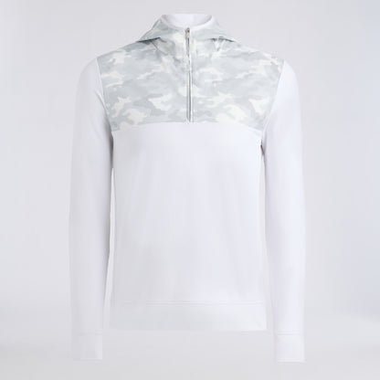 CAMO BRUSHED BACK TECH TERRY 1/4 ZIP HOODIE - US 6967