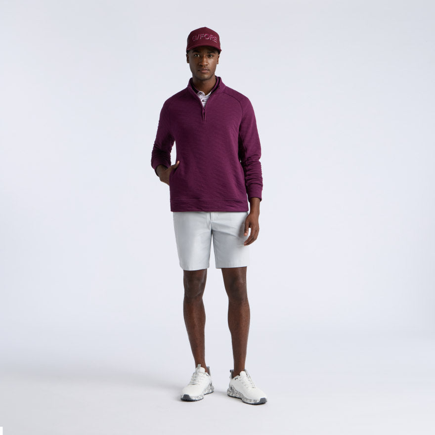DUNES COTTON QUILTED 1/4 ZIP PULLOVER - US 9742