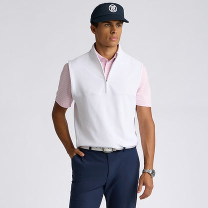 BRUSHED BACK TECH TERRY 1/4 ZIP VEST - US 3511