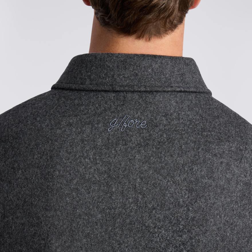 LTD RELEASE DOUBLE FACED MERINO WOOL CASHMERE SHIRT JACKET - US 5558