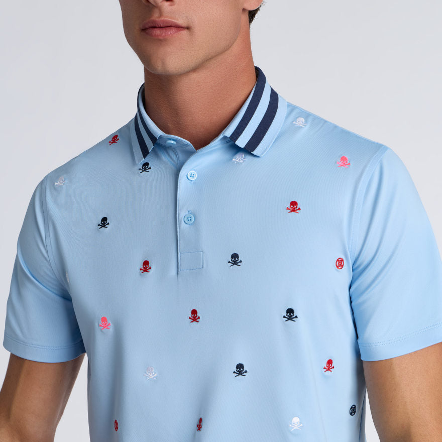 EMBROIDERED TECH JERSEY POLO - US 7316