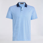 HERRINGBONE STRIPE TECH JERSEY POLO - US 0406