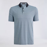 HERRINGBONE STRIPE TECH JERSEY POLO - US 7073