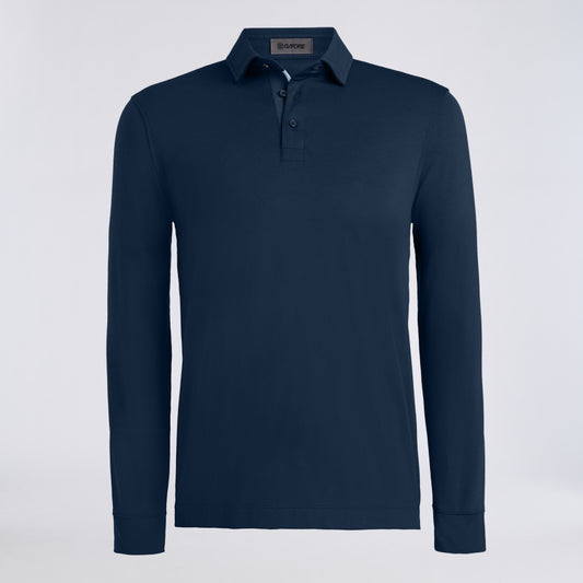 ALL PLAY STRETCH KNIT LONG SLEEVE POLO - US 9653