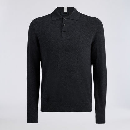 LTD RELEASE MONTAUK CASHMERE LONG SLEEVE POLO - US 1066