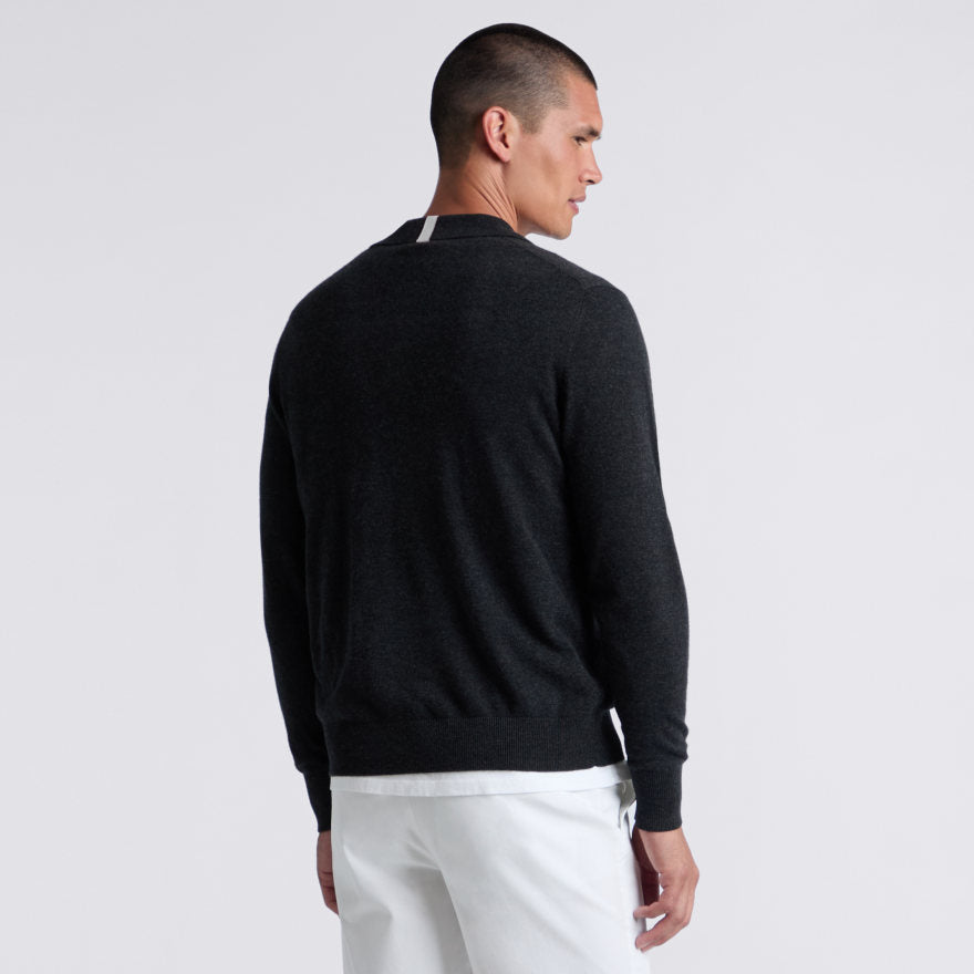 LTD RELEASE MONTAUK CASHMERE LONG SLEEVE POLO - US 1066