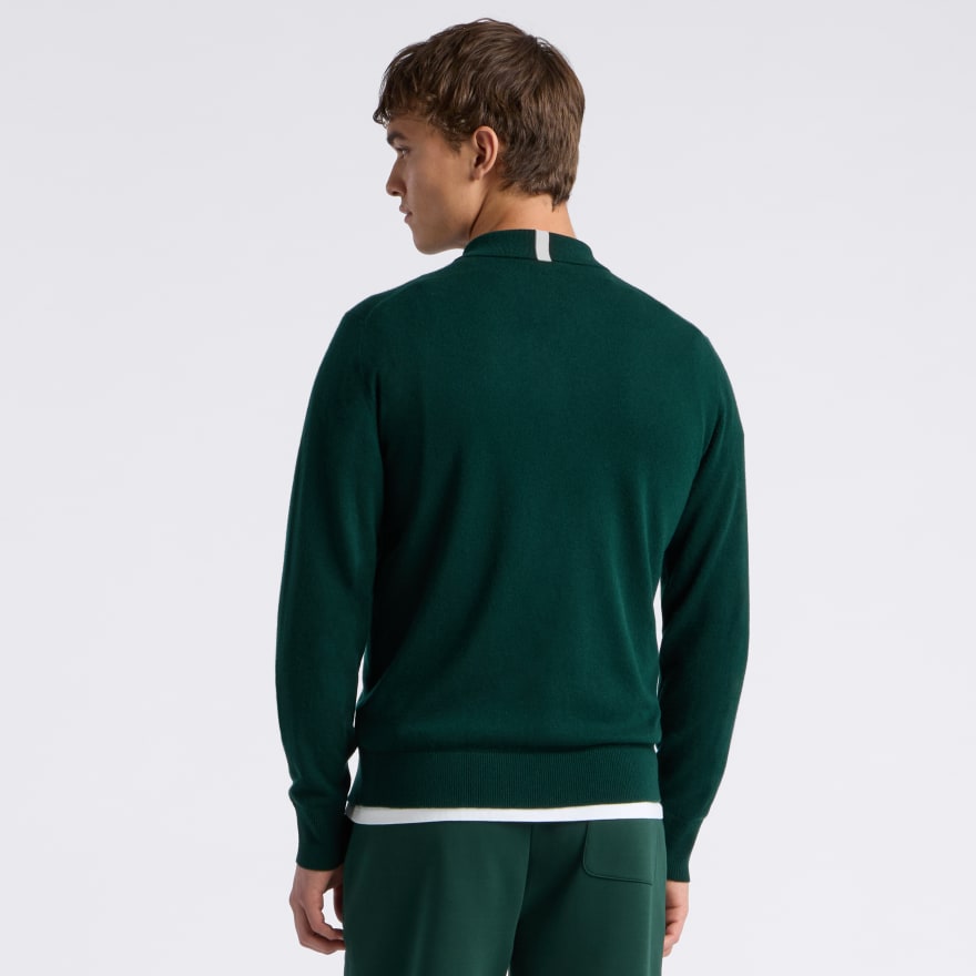 LTD RELEASE MONTAUK CASHMERE LONG SLEEVE POLO - US 0865