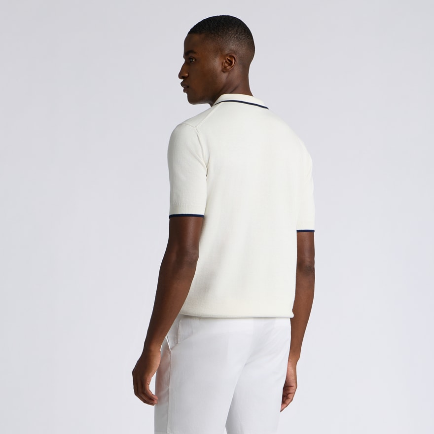 COOLING COTTON SWEATER POLO - US 8485