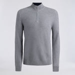 THE CLUB MERINO WOOL 1/4 ZIP SWEATER - US 8660