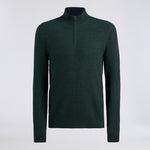 THE CLUB MERINO WOOL 1/4 ZIP SWEATER - US 3695