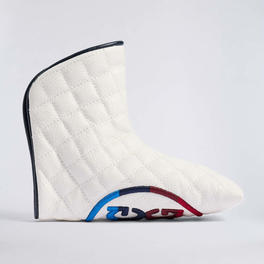 STRIPED CIRCLE G'S LEATHER BLADE HEADCOVER - US 7355